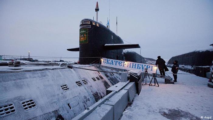 Russland Atom-U-Boot Jekaterinburg in Murmansk
