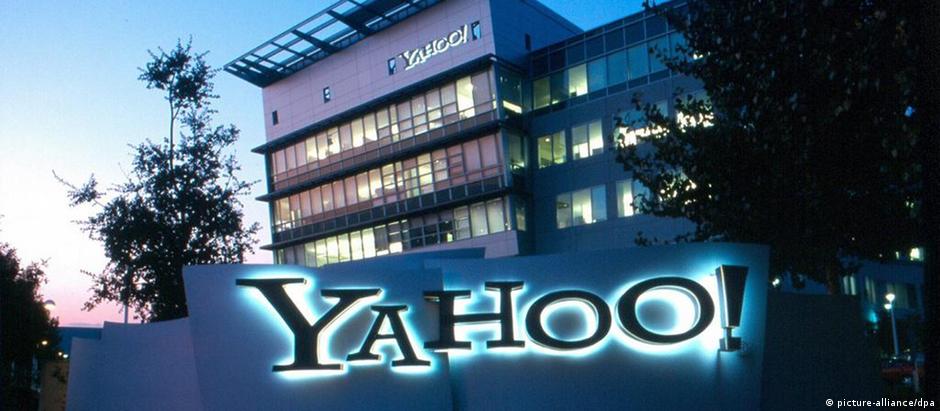 A sede do Yahoo em Sunnyvale, Califórnia