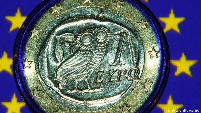 Griechenland Euro Staatsbankrott immer wahrscheinlicher Symbolbild