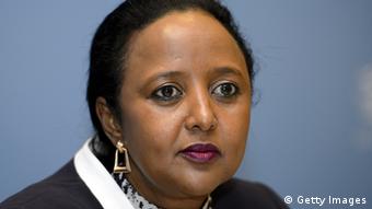 High-level United Nations executive Amina Mohamed of Kenya attends a press conference following a - 0,,16771976_404,00