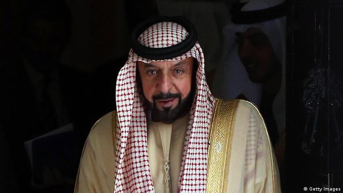 Präsident der Vereinigten Arabischen Emirate Scheich Chalifa bin Zayid Al Nahyan