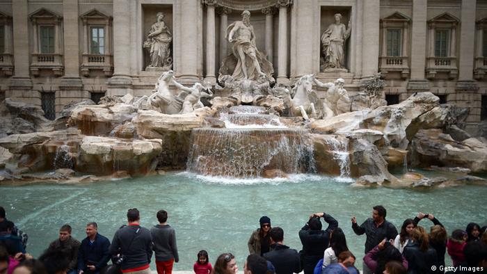 Bildergalerie beliebte Reiseziele Italien Rom Trevi Brunnen