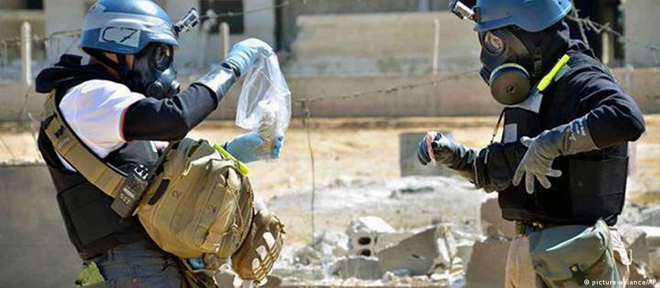 Em 2013, especialistas da ONU investigaram uso de armas químicas em Damasco