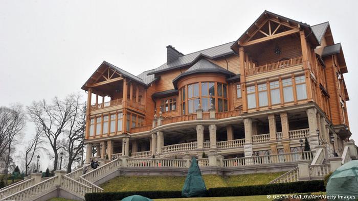 The area around Yanukovych's former luxury residence seized by the Ukrainian state