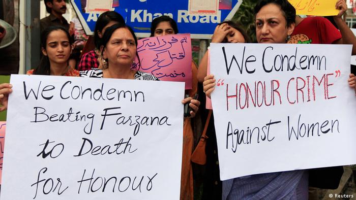 Pakistan Protest Steinigung einer schwangeren Frau