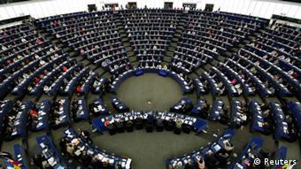 Зал заседаний Европарламента в Страсбурге