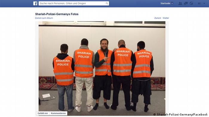 Screenshot Sharia Police in Wuppertal on Facebook. (Source: Shariah-Polizei-Germany/Facebook)