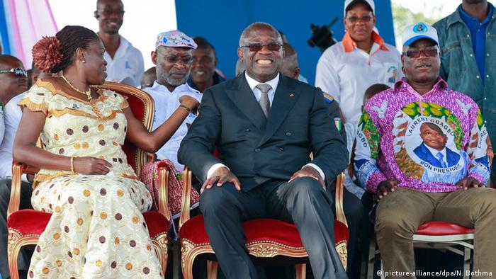 Laurent Gbagbo with his wife Simone
