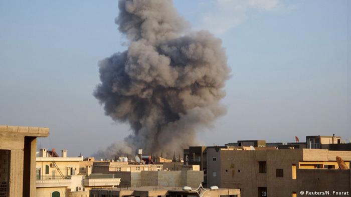 Syrien US-geführter Luftschlag gegen IS in Rakka 29.10.2014