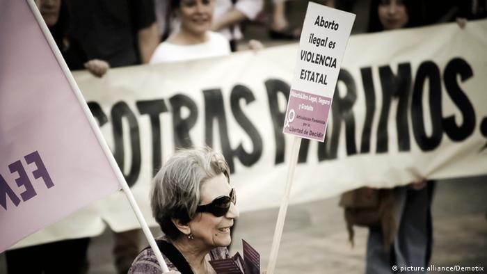 Demonstration Chile Abtreibung 