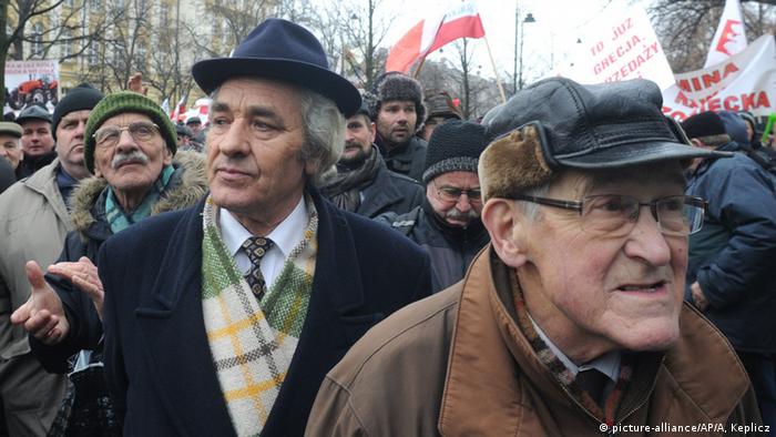 Polen Warschau Bauernproteste 