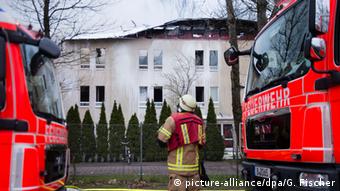 Στο Βερολίνο άγνωστοι έβαλαν φωτιά σε προσφυγικό κατάλυμα, Απρίλιος 2015