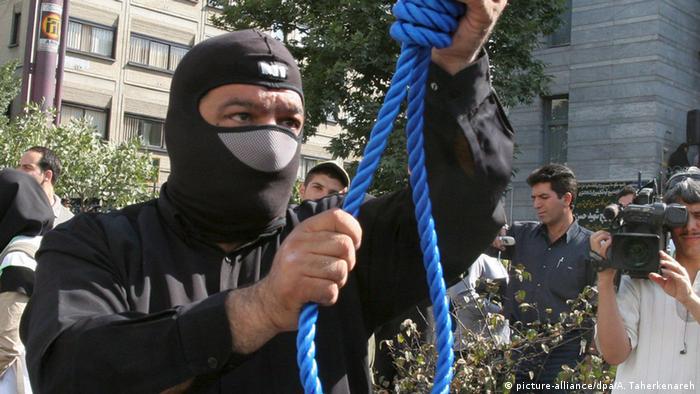 Iran Vorbereitung öffentlicher Hinrichtung