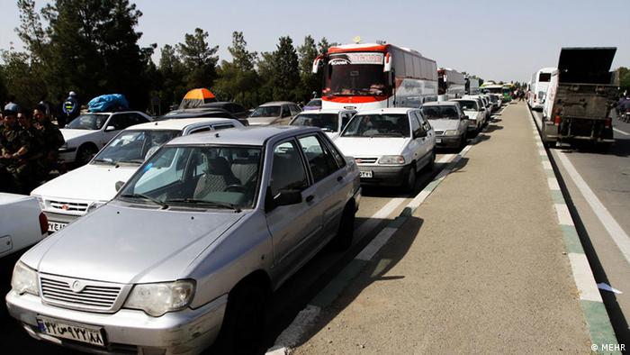 ترافیک جاده‌ها از جمله عوامل خستگی‌آور برای رانندگان در ایران است