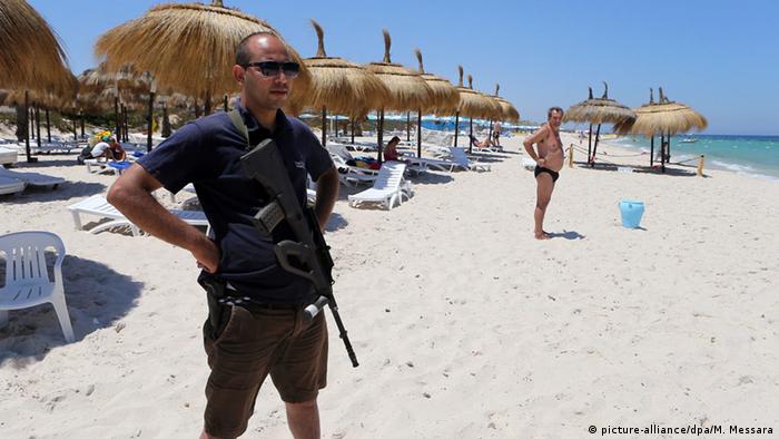Tunesien Sousse Strand Sicherheitskräfte nach Amoklauf 