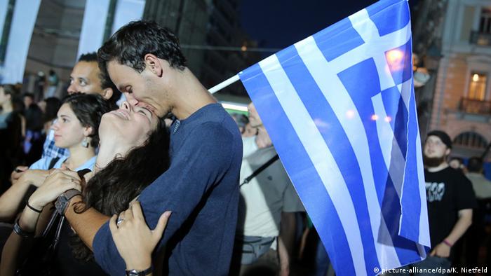 Griechenland Referendum Freude in Athen 