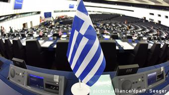 Straßburg EU Parlament Griechenland Krise 