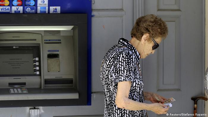 Griechenland Finanzkrise Bankautomat 