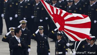 Japan Militär Soldaten Shinzo Abe