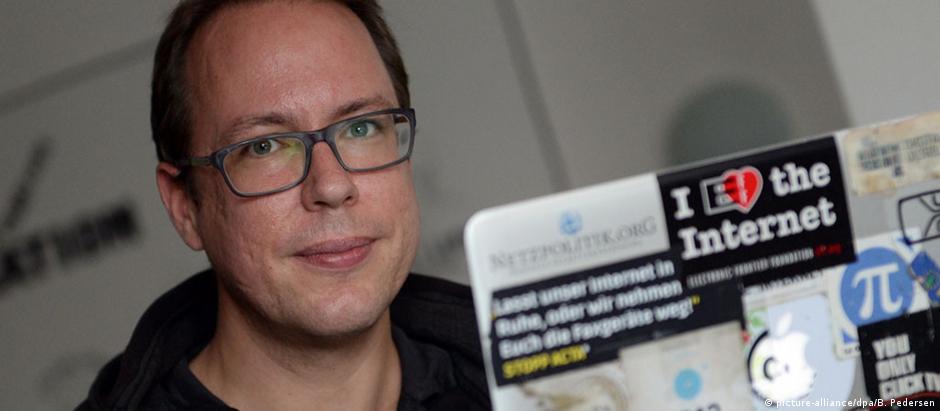 O jornalista Markus Beckedahl, do "Netzpolitik.org"