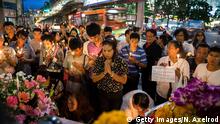 Thailand Bombenanschlag Bangkok Trauernde