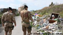 Illegal waste dump in Naples (Photo: EPA/CESARE ABBATE)