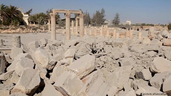 Templo de Bel, en Palmira, bombardeado por Estado Islámico.