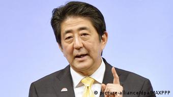 Japan Premierminister Shinzo Abe in Tokio