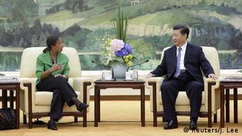 Xi Jinping und Susan Rice in Peking