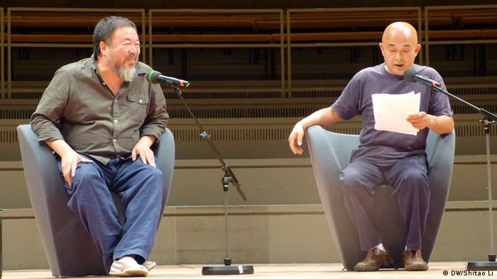 Deutschland Berliner Literaturfestival Ai Weiwei Liao Yiwu