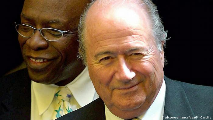 Fußball FIFA Joseph Blatter und Jack Warner