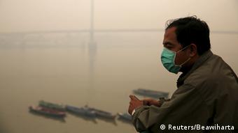 Indonesien Dunst Rauch Qualm Smog 