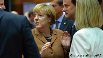 Η γερμανίδα καγκελάριος στη Σύνοδο Κορυφής στις Βρυξέλλες