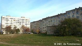 A Soviet-style housing complex