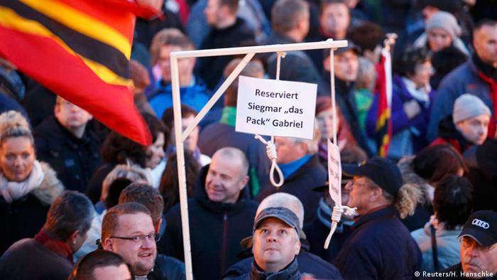 Deutschland Pegida Kundgebung in Dresden