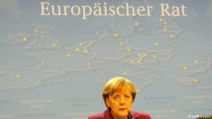 Angela Merkel nach EU-Gipfel in Brüssel 