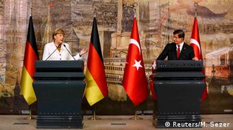 Pressekonferenz Merkel Davutoglu 