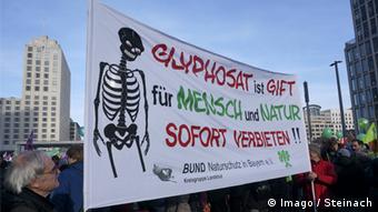 Manifestación en Berlín contra el glifosato.