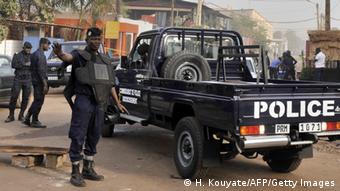 استقرار نیروهای پلیس در باماکو، پایتخت مالی