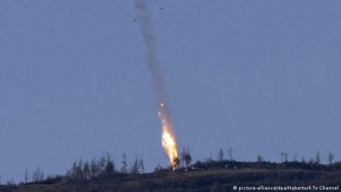 Downing of Russian Su-24 Jet fighter