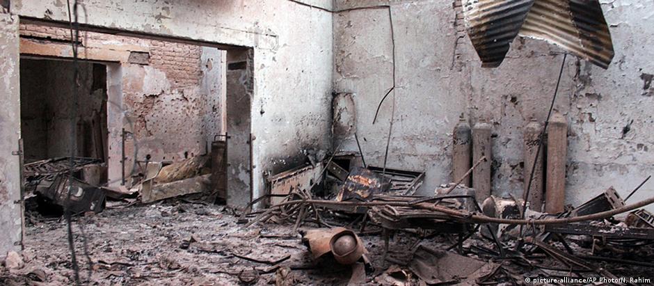 Hospital da MSF em Kunduz foi destruído em bombadeio americano