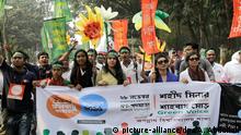 Bangladesch Demo vor dem Klimagipfel in Paris