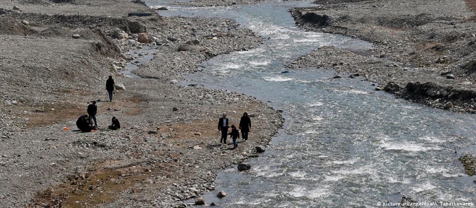Montanhas de Albroz, no Irã: rios cada vez mais secos