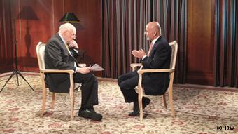 Ashraf Ghani im Interview für DW