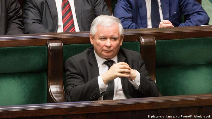 Polen Warschau Parlament Jaroslaw Kaczynski