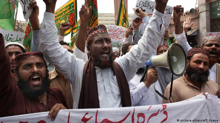 Pakistan Protest sunnitischer Muslime in Karachi 2010