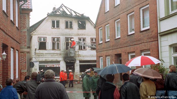 Deutschland Anschlag auf Haus in Mölln 1992
