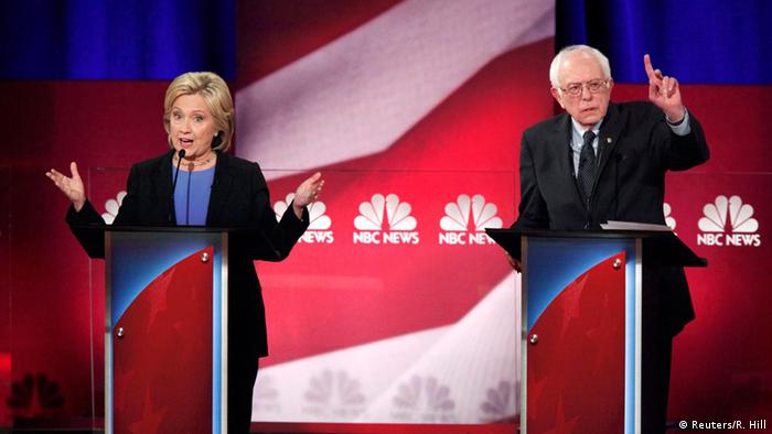 USA Wahlkampf Demokraten Präsidentschaftskandidaten TV-Debatte