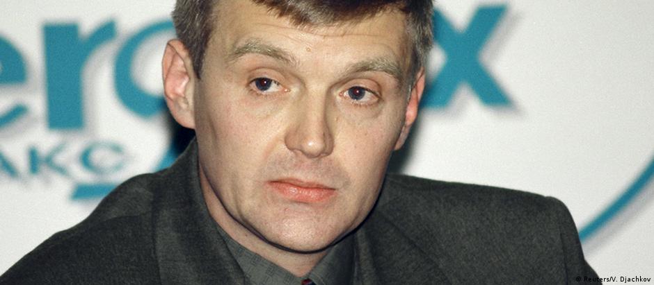 Ex-agente russo Alexander Litvinenko em Foto de 1998. Ele foi morto por envenenamento em 2006, em Londres
