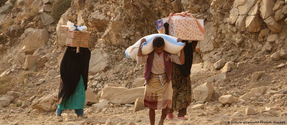 Deslocados no Iêmen, um dos países mais afetados
